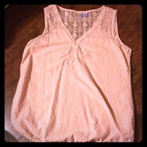 Lacy tank top